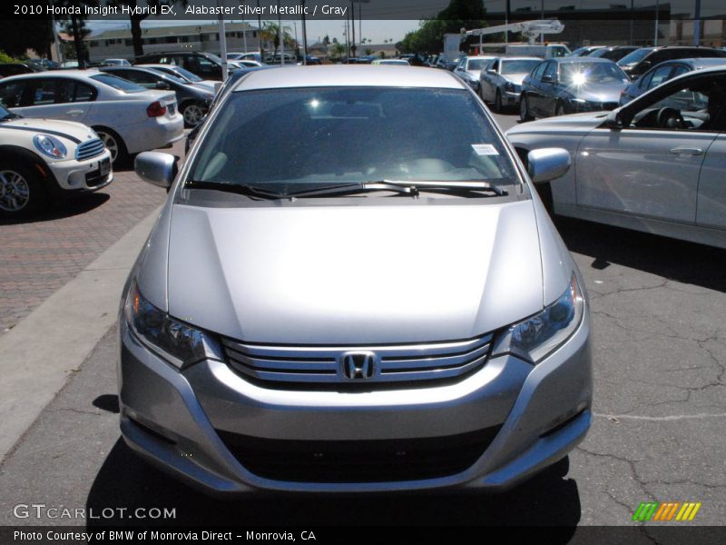 Alabaster Silver Metallic / Gray 2010 Honda Insight Hybrid EX