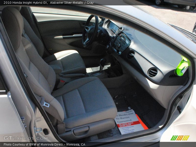 Alabaster Silver Metallic / Gray 2010 Honda Insight Hybrid EX