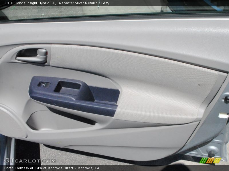 Alabaster Silver Metallic / Gray 2010 Honda Insight Hybrid EX