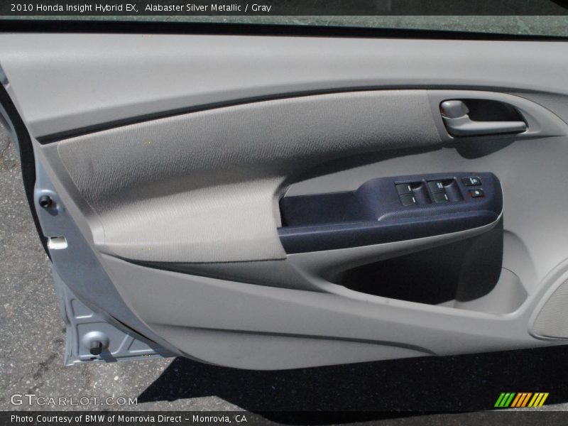 Alabaster Silver Metallic / Gray 2010 Honda Insight Hybrid EX