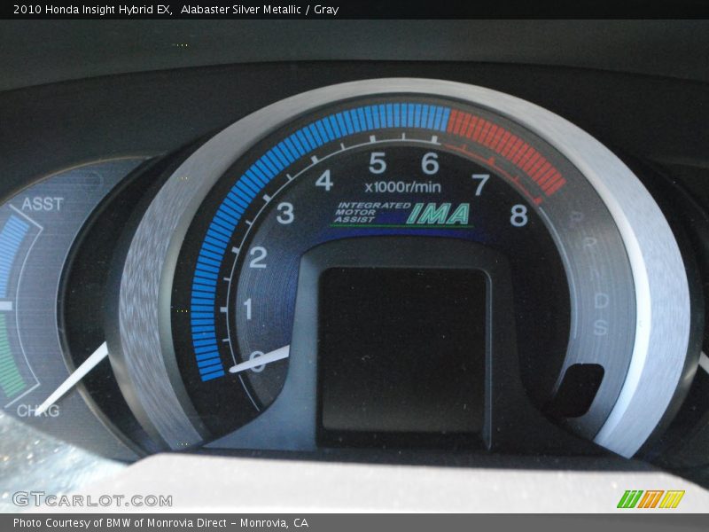 Alabaster Silver Metallic / Gray 2010 Honda Insight Hybrid EX