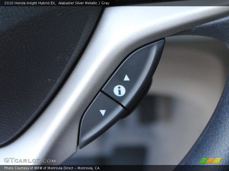 Alabaster Silver Metallic / Gray 2010 Honda Insight Hybrid EX