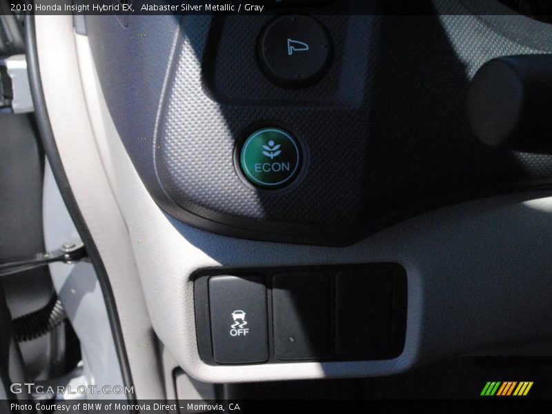 Alabaster Silver Metallic / Gray 2010 Honda Insight Hybrid EX