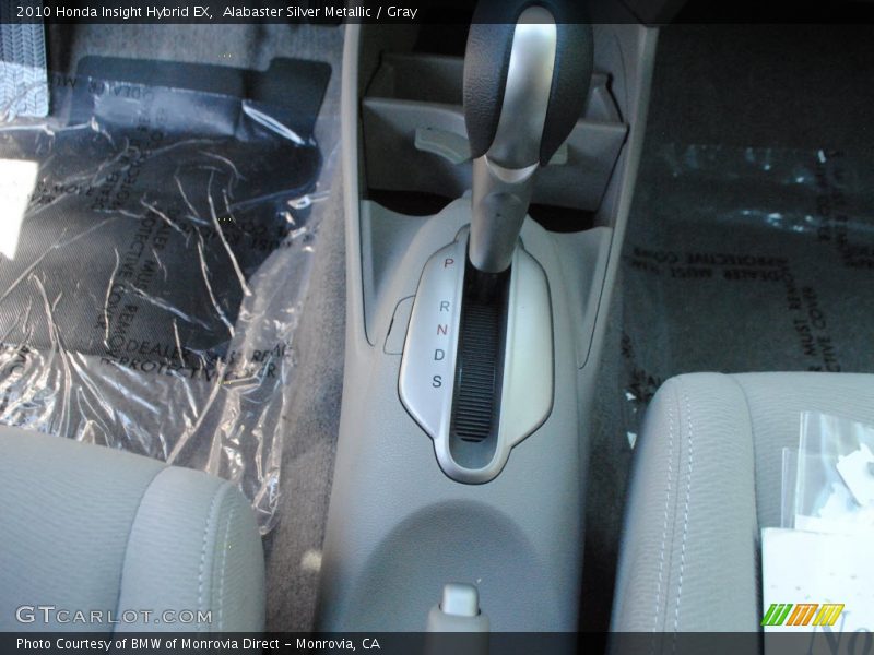Alabaster Silver Metallic / Gray 2010 Honda Insight Hybrid EX
