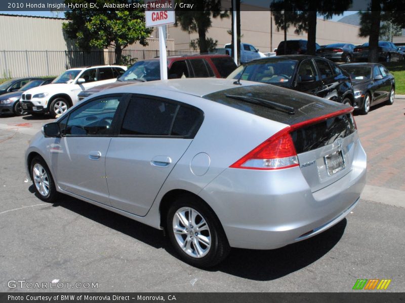 Alabaster Silver Metallic / Gray 2010 Honda Insight Hybrid EX