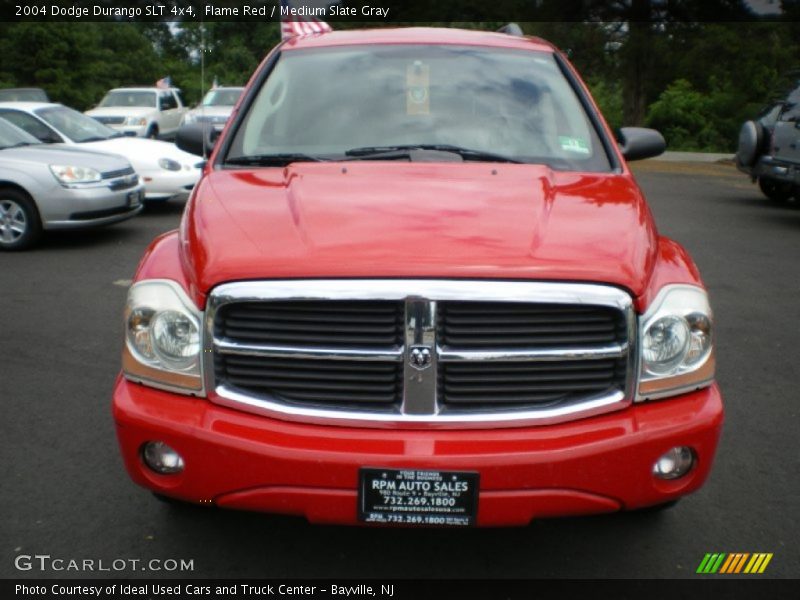 Flame Red / Medium Slate Gray 2004 Dodge Durango SLT 4x4