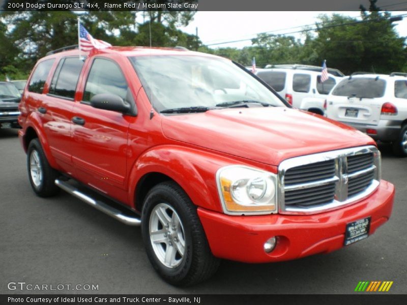 Flame Red / Medium Slate Gray 2004 Dodge Durango SLT 4x4