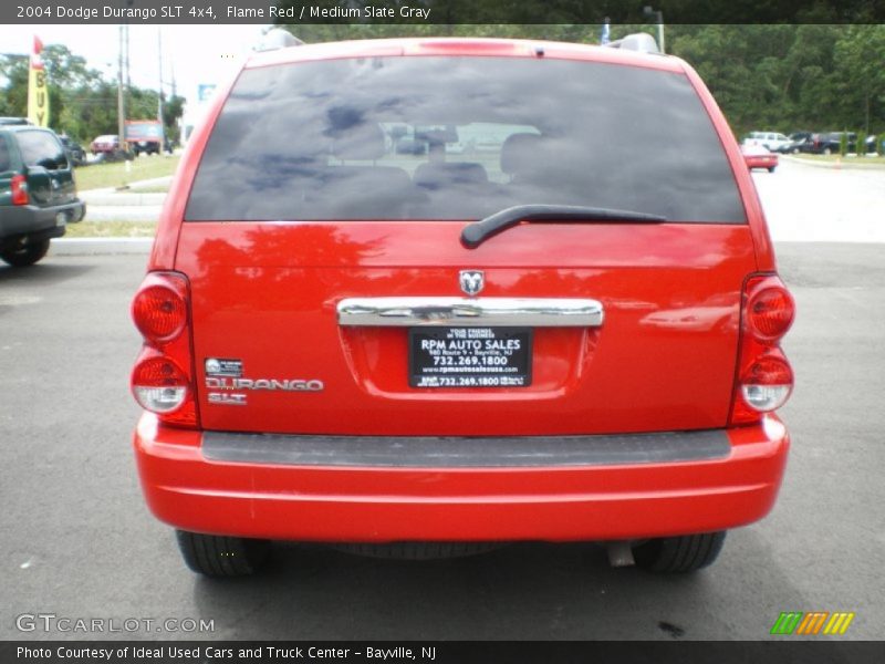 Flame Red / Medium Slate Gray 2004 Dodge Durango SLT 4x4