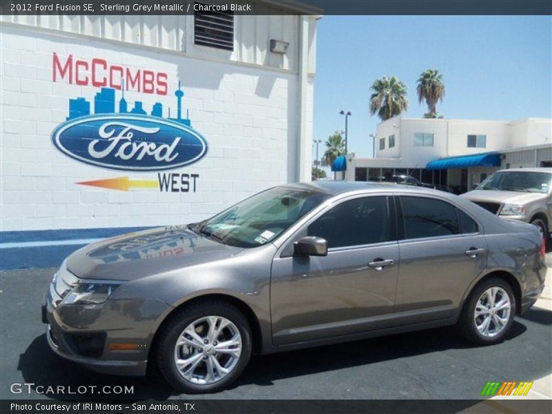 Sterling Grey Metallic / Charcoal Black 2012 Ford Fusion SE