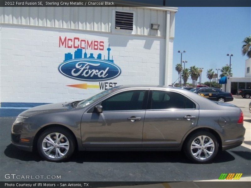 Sterling Grey Metallic / Charcoal Black 2012 Ford Fusion SE