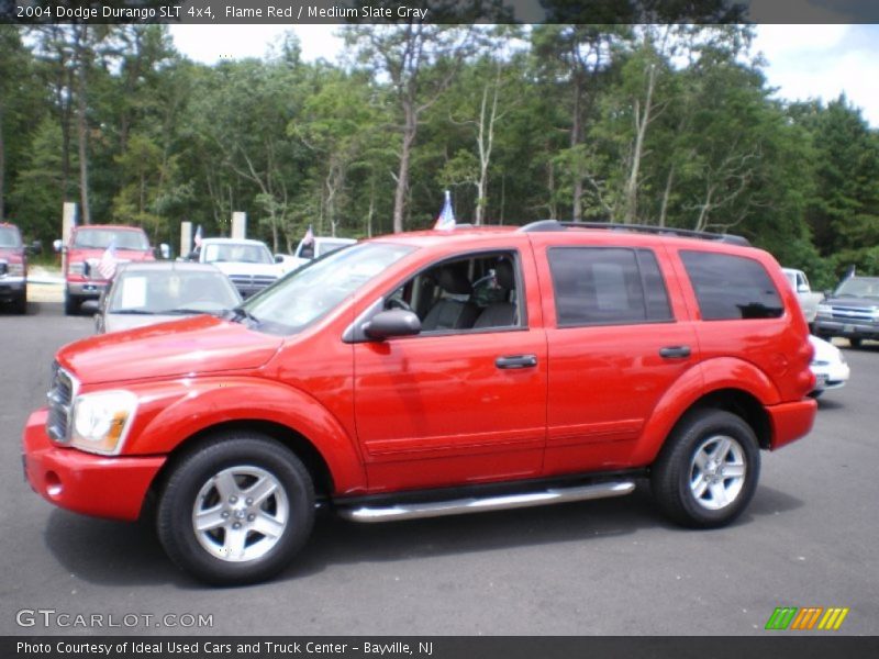 Flame Red / Medium Slate Gray 2004 Dodge Durango SLT 4x4
