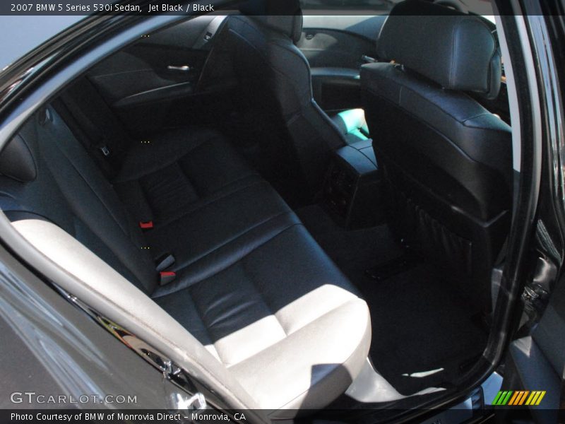 Jet Black / Black 2007 BMW 5 Series 530i Sedan