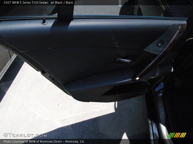 Jet Black / Black 2007 BMW 5 Series 530i Sedan
