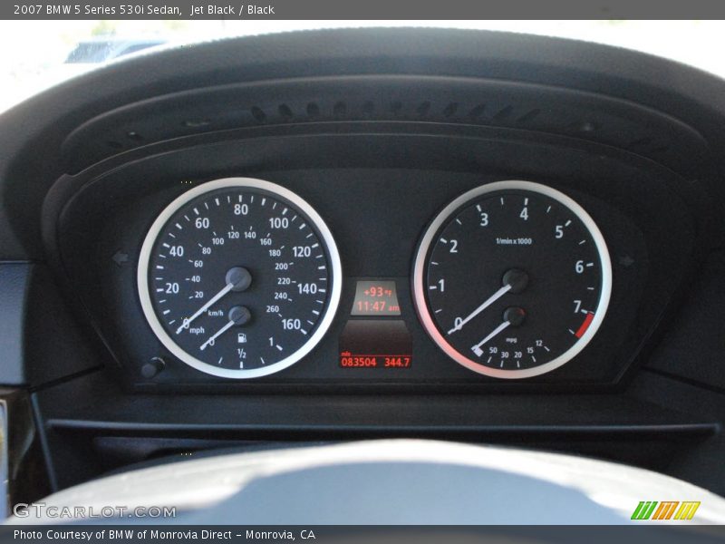  2007 5 Series 530i Sedan 530i Sedan Gauges