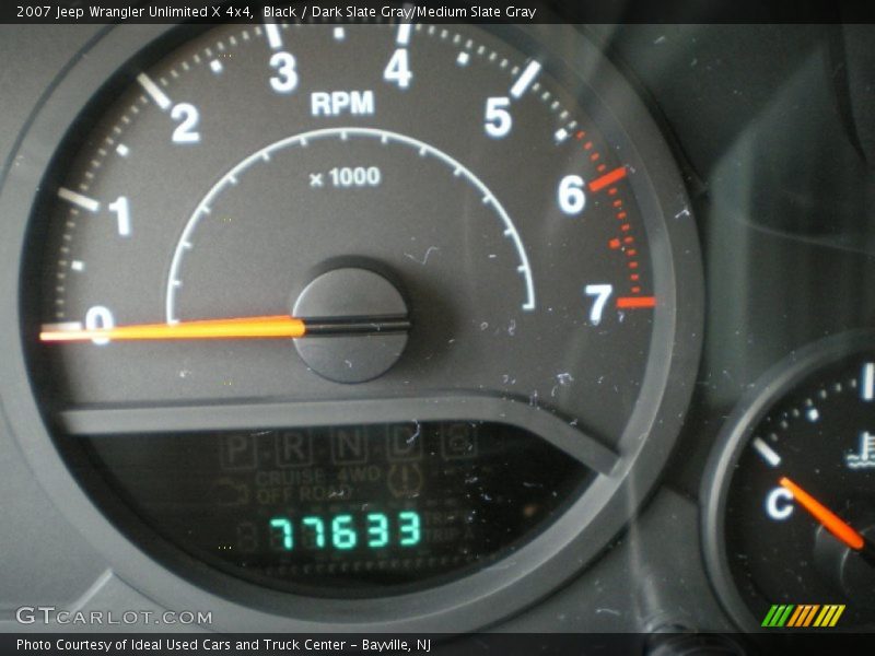 Black / Dark Slate Gray/Medium Slate Gray 2007 Jeep Wrangler Unlimited X 4x4