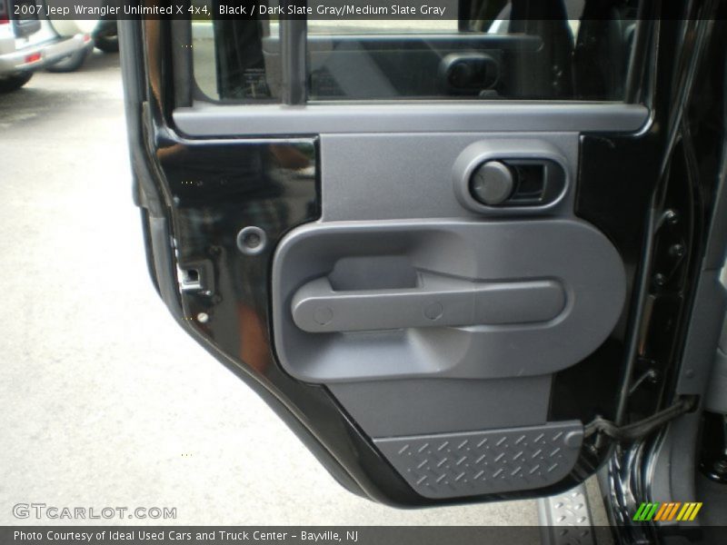 Black / Dark Slate Gray/Medium Slate Gray 2007 Jeep Wrangler Unlimited X 4x4