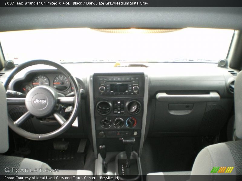 Black / Dark Slate Gray/Medium Slate Gray 2007 Jeep Wrangler Unlimited X 4x4