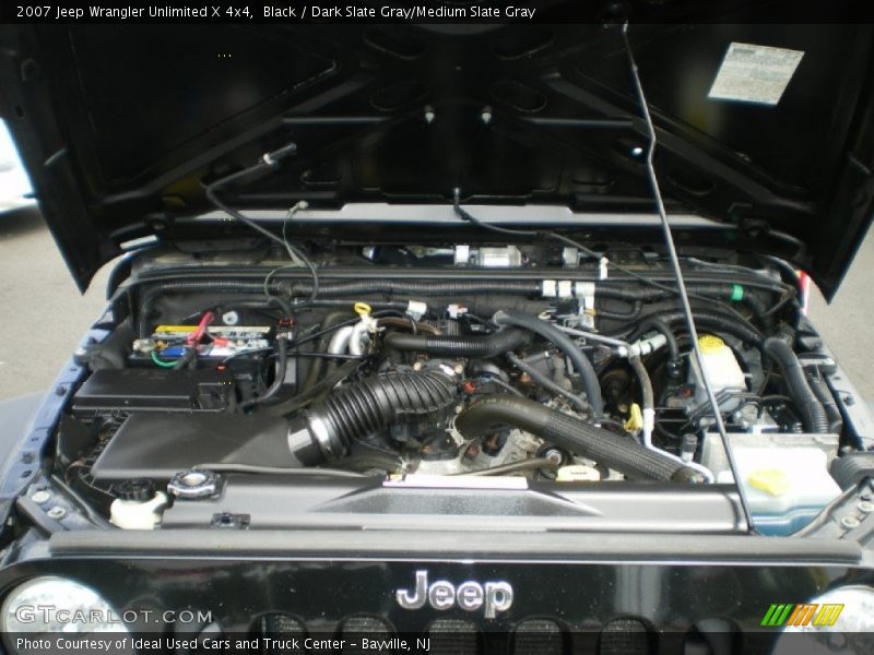 Black / Dark Slate Gray/Medium Slate Gray 2007 Jeep Wrangler Unlimited X 4x4