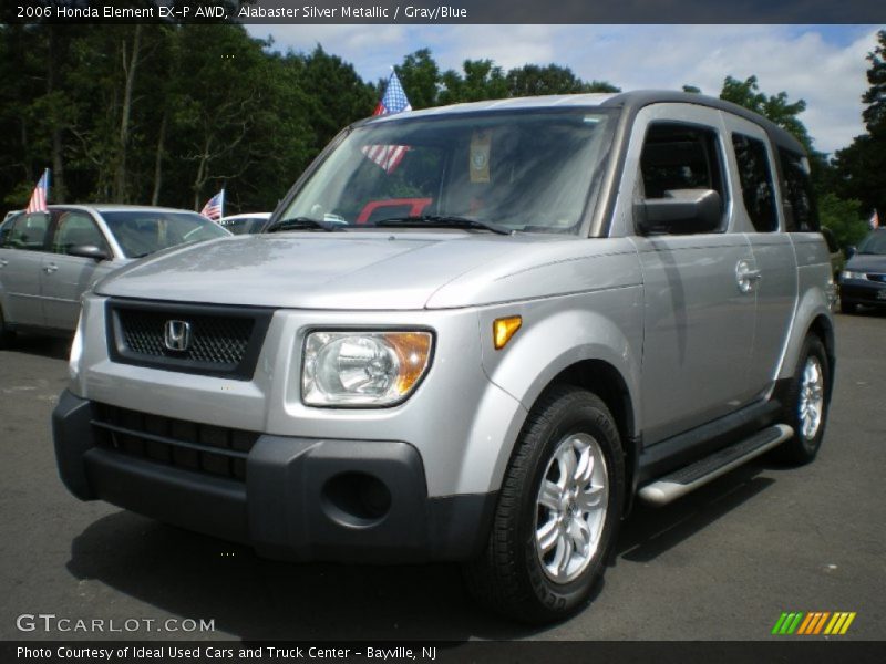 Alabaster Silver Metallic / Gray/Blue 2006 Honda Element EX-P AWD