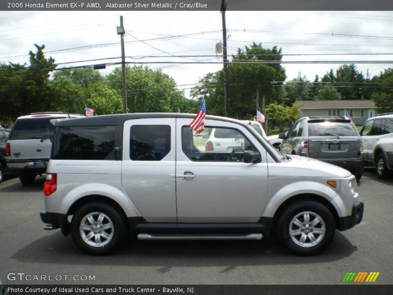 Alabaster Silver Metallic / Gray/Blue 2006 Honda Element EX-P AWD