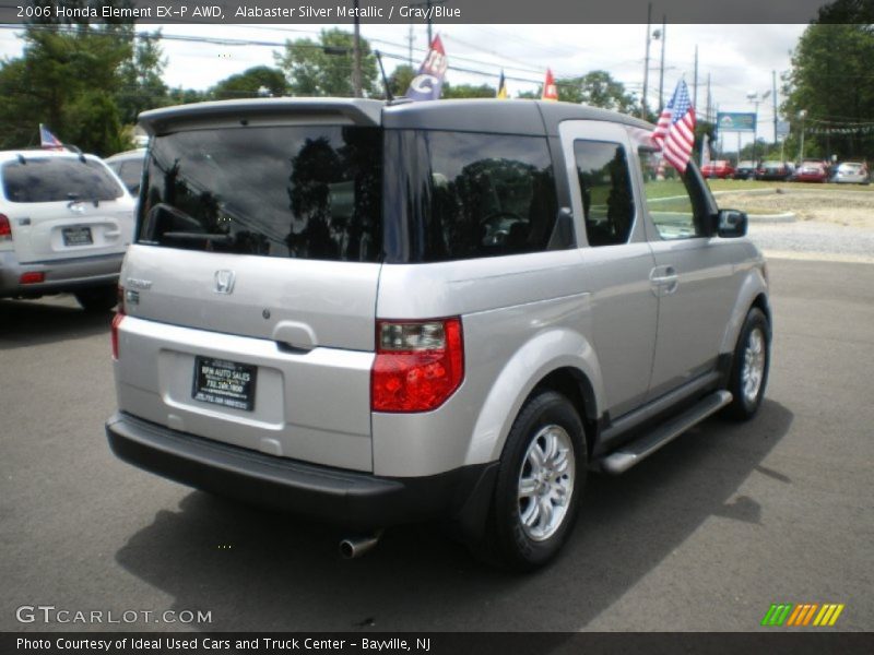 Alabaster Silver Metallic / Gray/Blue 2006 Honda Element EX-P AWD