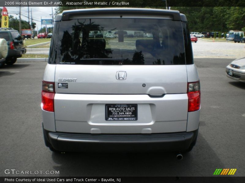 Alabaster Silver Metallic / Gray/Blue 2006 Honda Element EX-P AWD