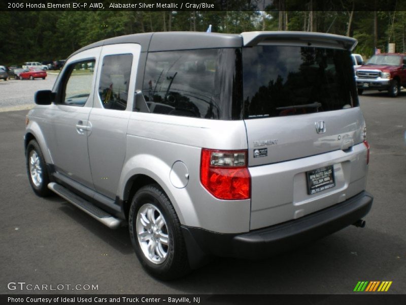 Alabaster Silver Metallic / Gray/Blue 2006 Honda Element EX-P AWD