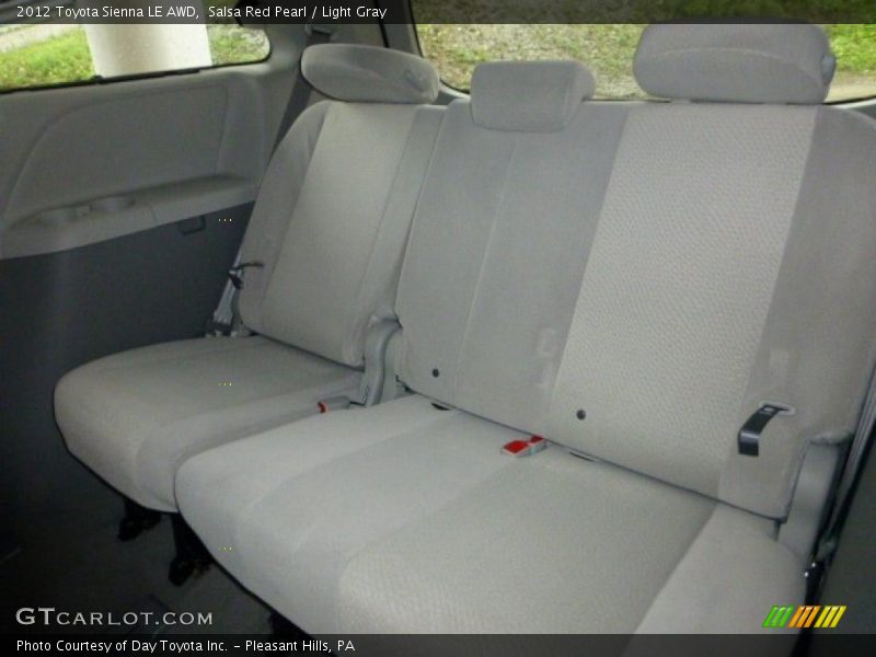 Salsa Red Pearl / Light Gray 2012 Toyota Sienna LE AWD