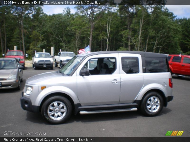 Alabaster Silver Metallic / Gray/Blue 2006 Honda Element EX-P AWD