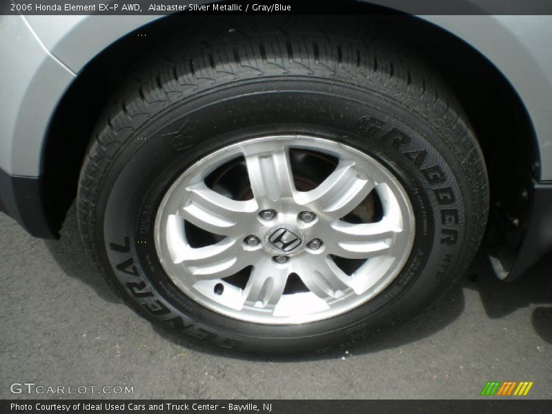 Alabaster Silver Metallic / Gray/Blue 2006 Honda Element EX-P AWD