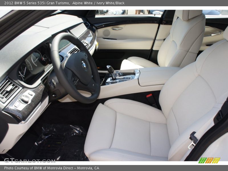 Front Seat of 2012 5 Series 535i Gran Turismo