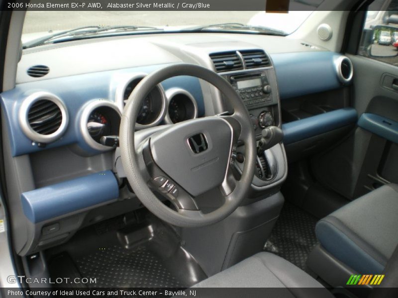 Alabaster Silver Metallic / Gray/Blue 2006 Honda Element EX-P AWD