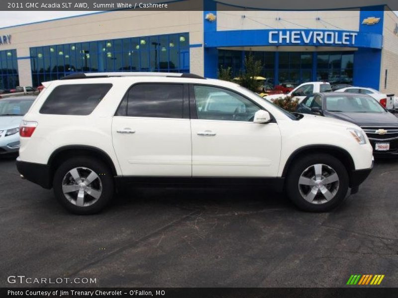 Summit White / Cashmere 2011 GMC Acadia SLT AWD
