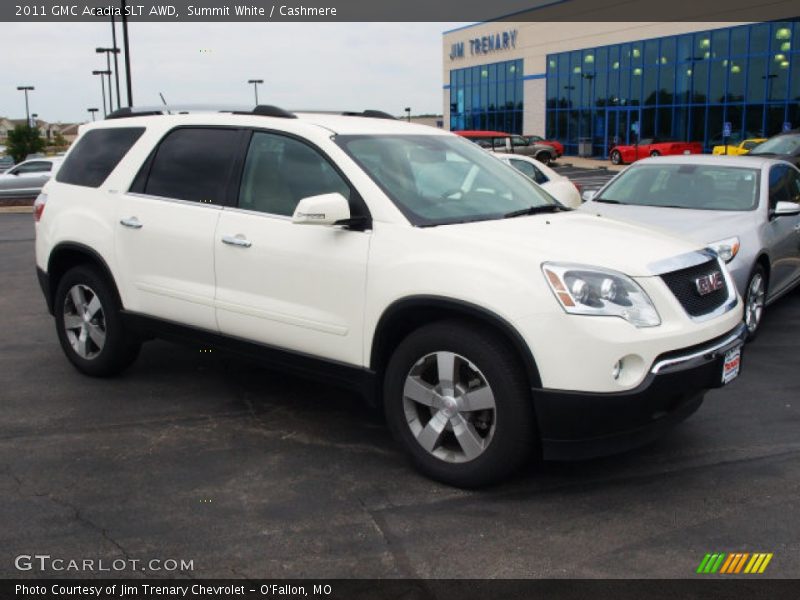 Summit White / Cashmere 2011 GMC Acadia SLT AWD