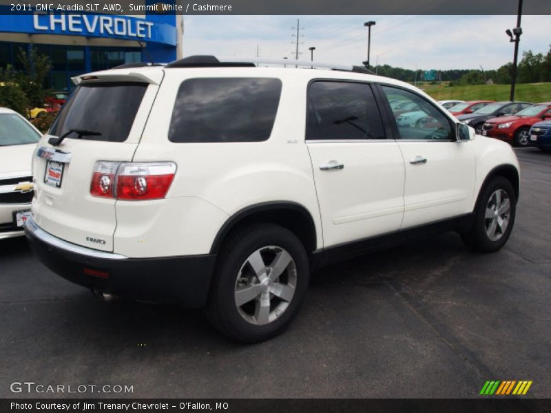 Summit White / Cashmere 2011 GMC Acadia SLT AWD