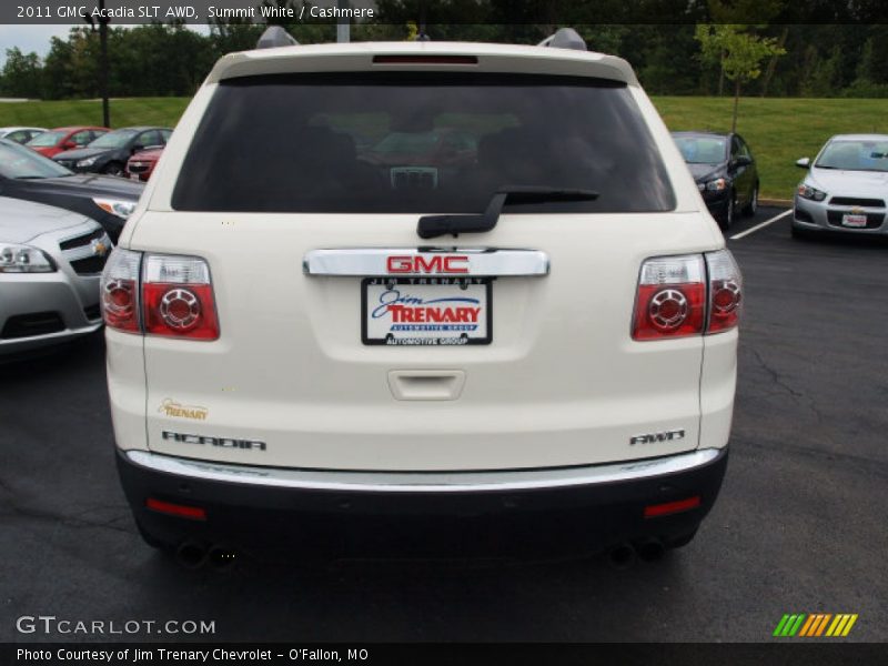 Summit White / Cashmere 2011 GMC Acadia SLT AWD