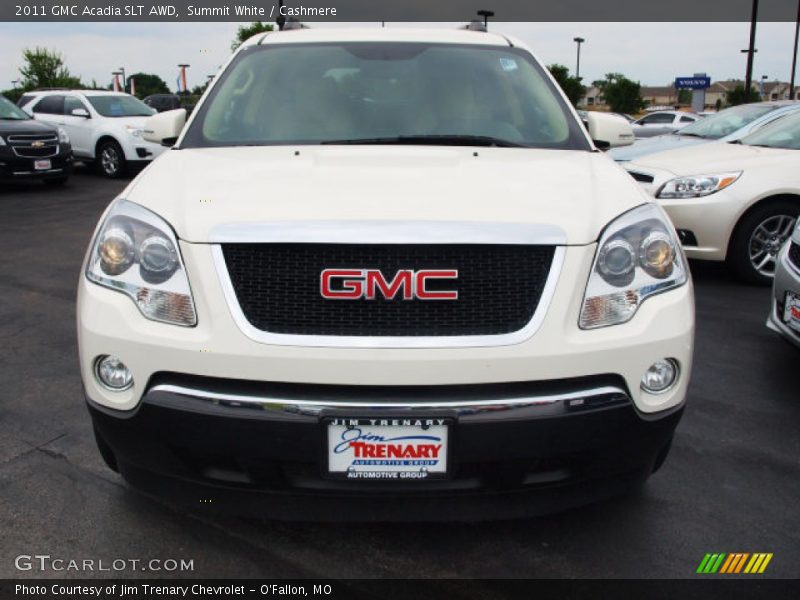 Summit White / Cashmere 2011 GMC Acadia SLT AWD