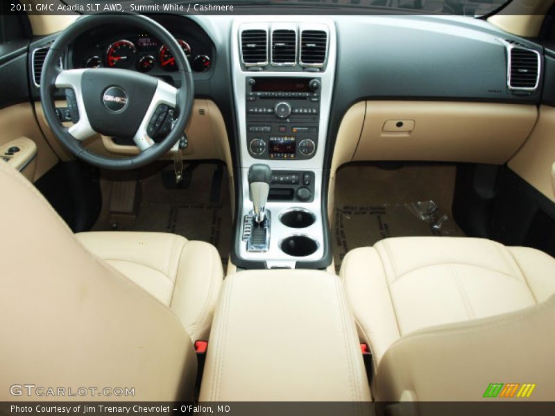 Summit White / Cashmere 2011 GMC Acadia SLT AWD
