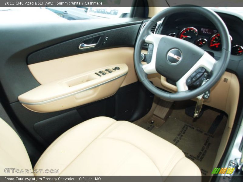 Summit White / Cashmere 2011 GMC Acadia SLT AWD