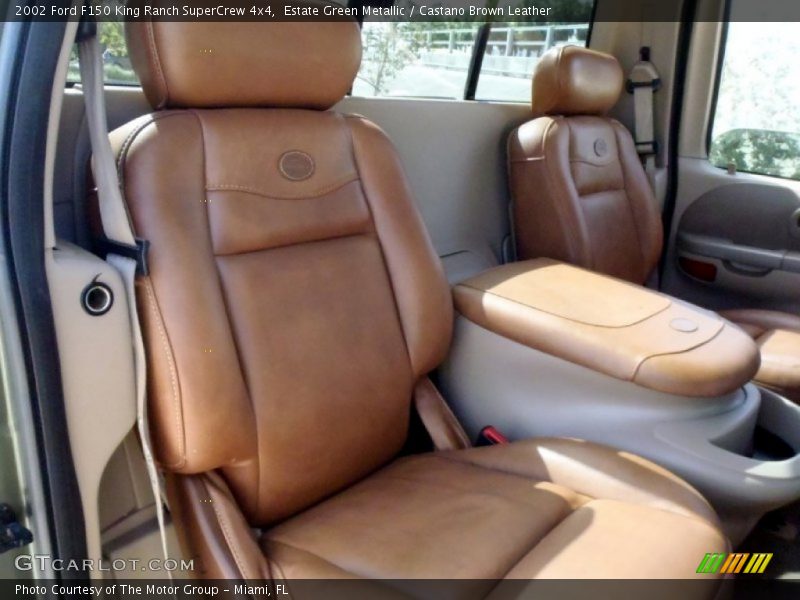 2002 F150 King Ranch SuperCrew 4x4 Castano Brown Leather Interior