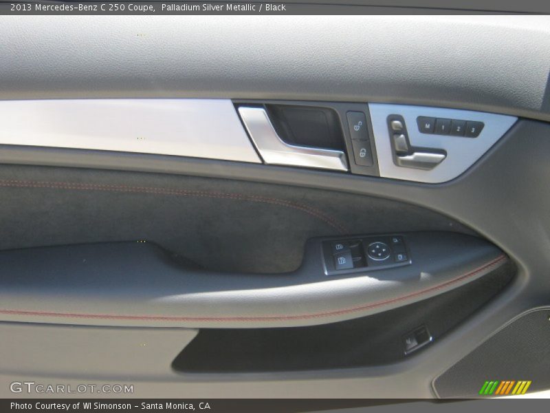 Palladium Silver Metallic / Black 2013 Mercedes-Benz C 250 Coupe