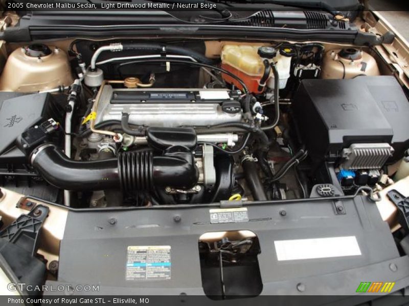 Light Driftwood Metallic / Neutral Beige 2005 Chevrolet Malibu Sedan