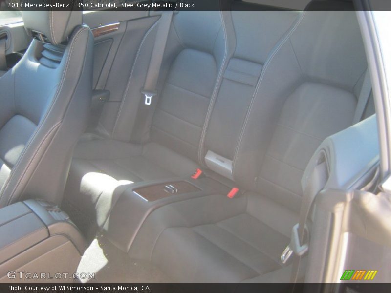 Steel Grey Metallic / Black 2013 Mercedes-Benz E 350 Cabriolet