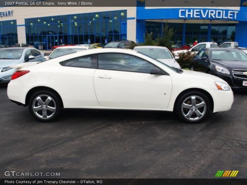 Ivory White / Ebony 2007 Pontiac G6 GT Coupe