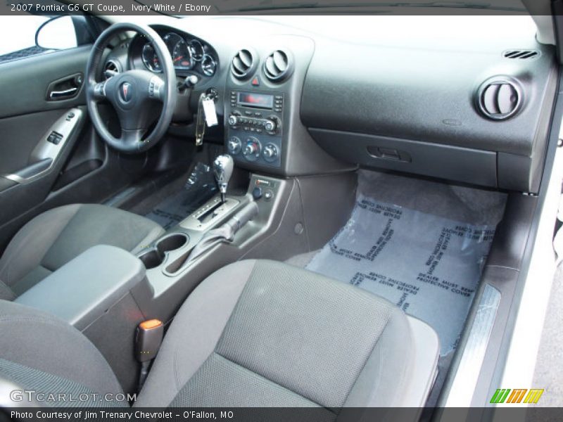Ivory White / Ebony 2007 Pontiac G6 GT Coupe