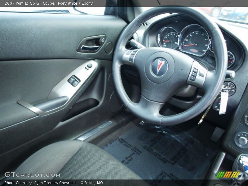 Ivory White / Ebony 2007 Pontiac G6 GT Coupe