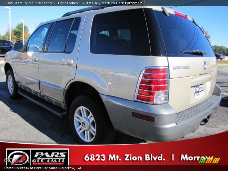 Light French Silk Metallic / Medium Dark Parchment 2005 Mercury Mountaineer V6