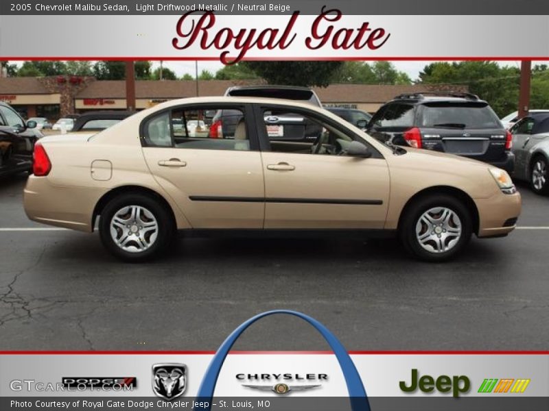 Light Driftwood Metallic / Neutral Beige 2005 Chevrolet Malibu Sedan