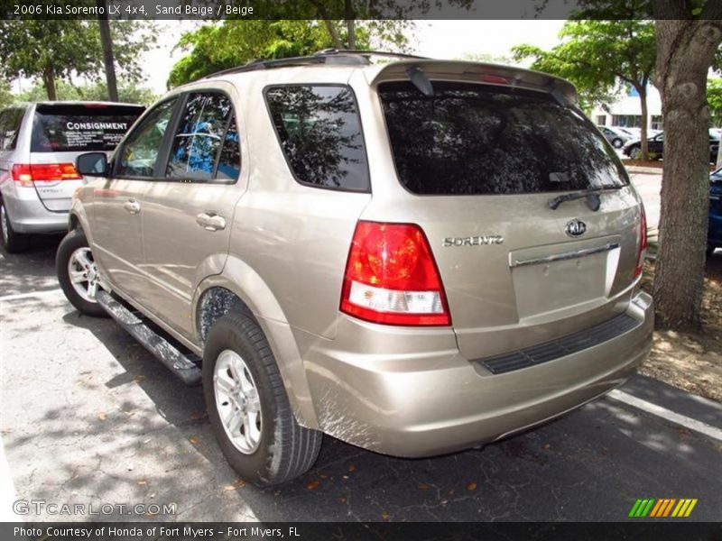 Sand Beige / Beige 2006 Kia Sorento LX 4x4