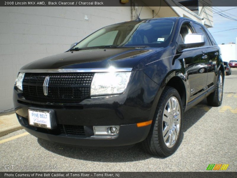 Black Clearcoat / Charcoal Black 2008 Lincoln MKX AWD